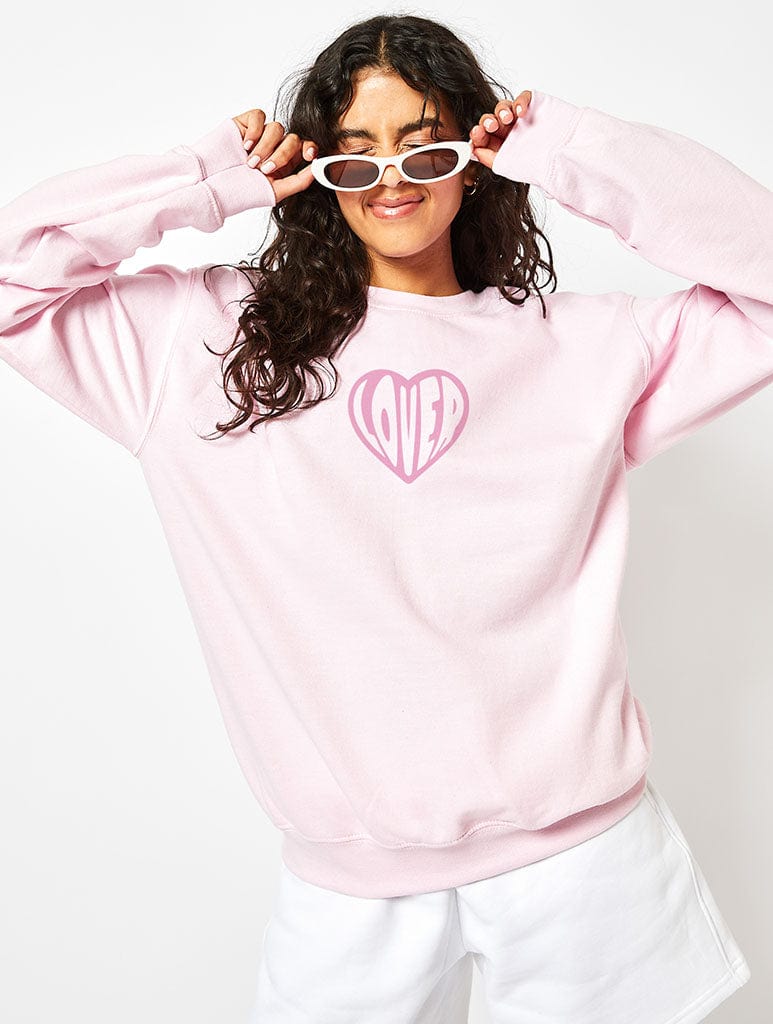 Skinnydip London Lover Sweatshirt In Pink
