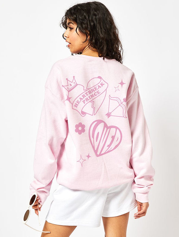 Skinnydip London Lover Sweatshirt In Pink