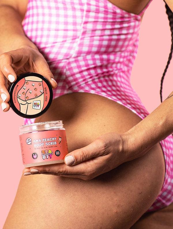 Skinnydip London Mallows AHA Peachy Body Scrub