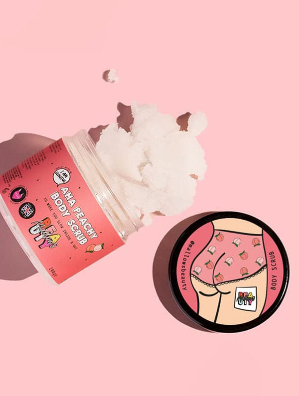 Skinnydip London Mallows AHA Peachy Body Scrub