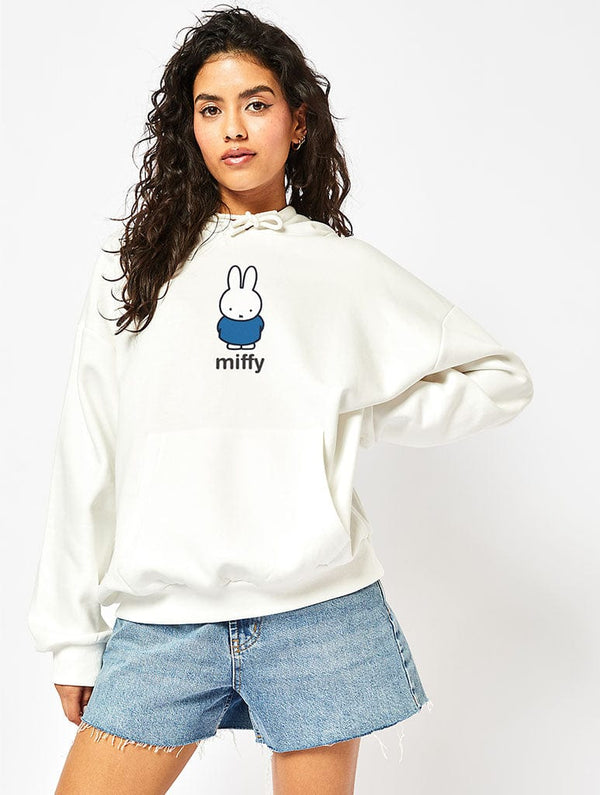 Skinnydip London Miffy x Skinnydip Hoodie In Ecru