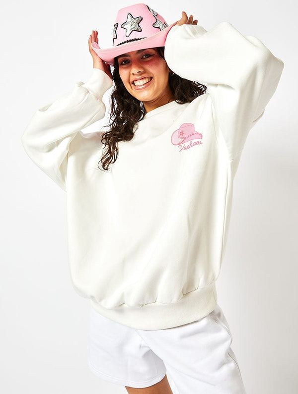 Skinnydip London My Last Rodeo Sweatshirt In White