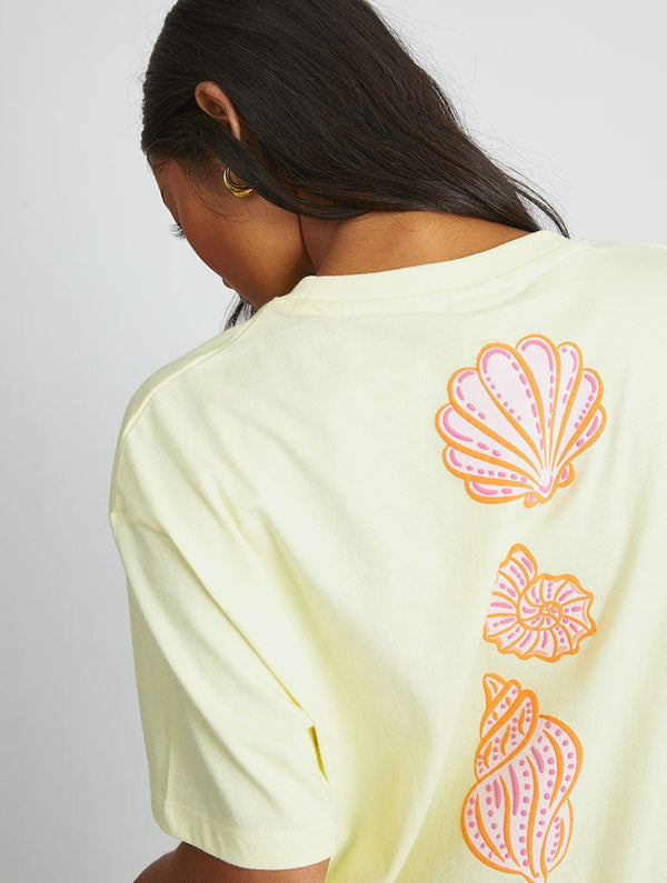 Skinnydip London Oyster Bay T-Shirt In Yellow