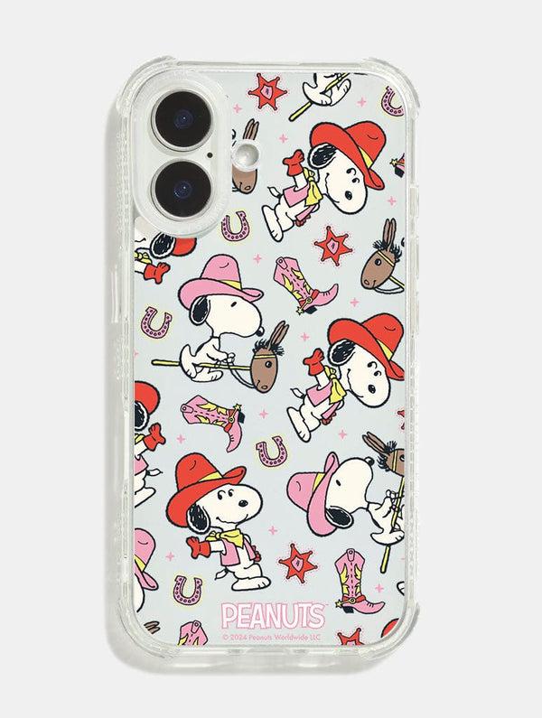 Skinnydip London Peanuts Snoopy Cowboy iPhone Case