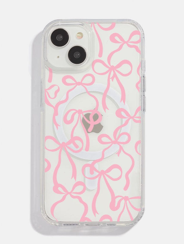 Skinnydip London Pink Bows MagSafe iPhone Case