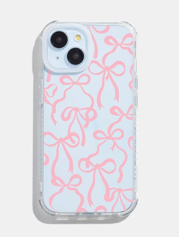 Skinnydip London Pink Bows Shock IPhone Case