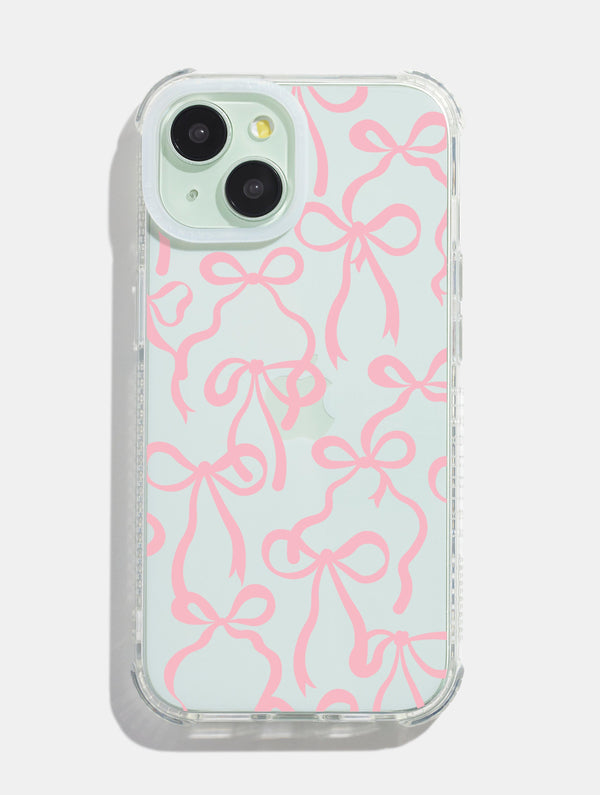 Skinnydip London Pink Bows Shock IPhone Case