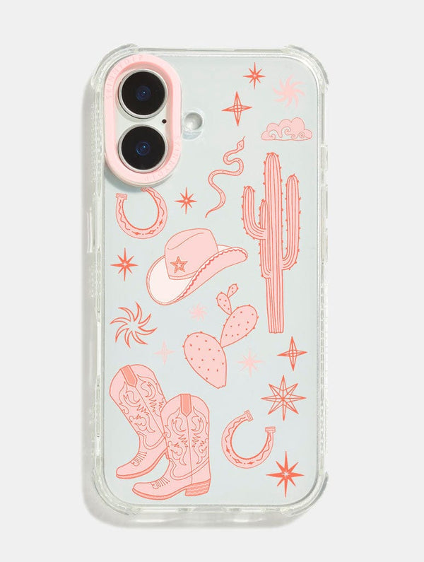 Skinnydip London Pink Cowgirl Shock iPhone Case