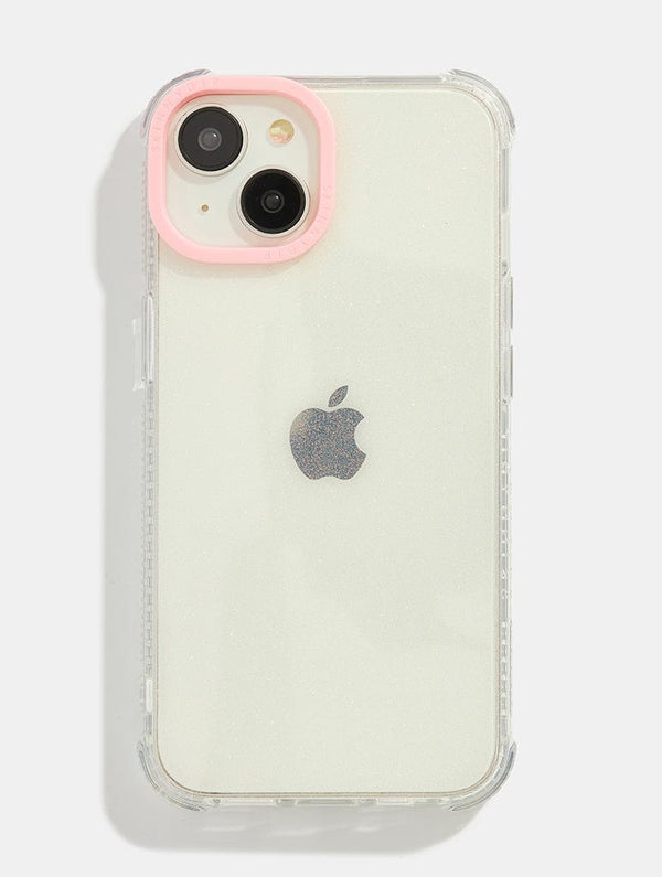 Skinnydip London Pink Minimal Glitter iPhone Case