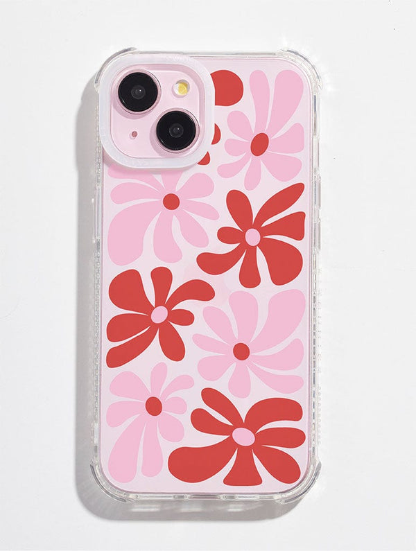 Skinnydip London Pink & Red Daisy Shock iPhone Case
