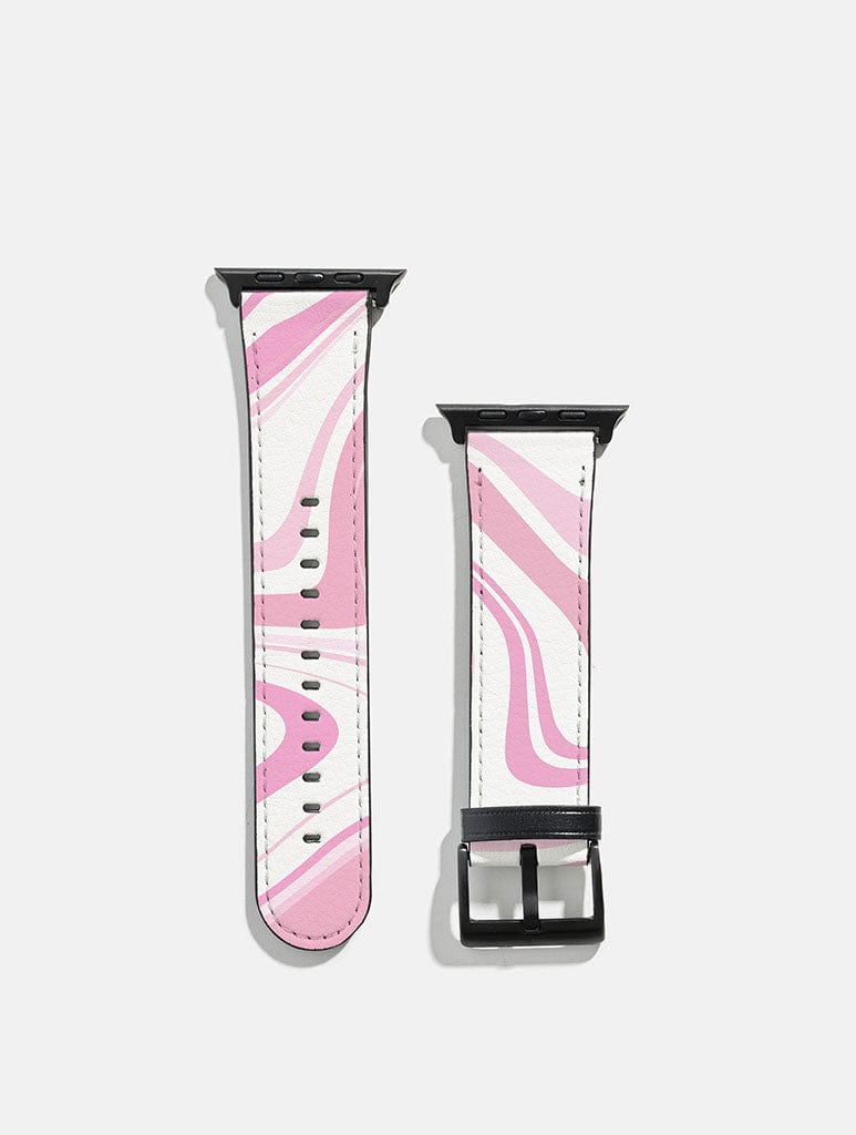 Skinnydip London Pink Swirl Apple Watch Strap
