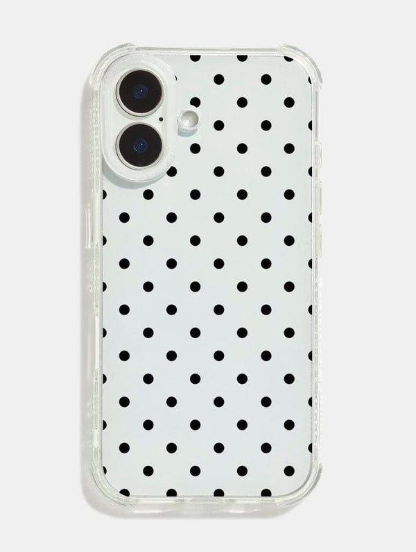 Skinnydip London Polka Dot Black Shock iPhone Case