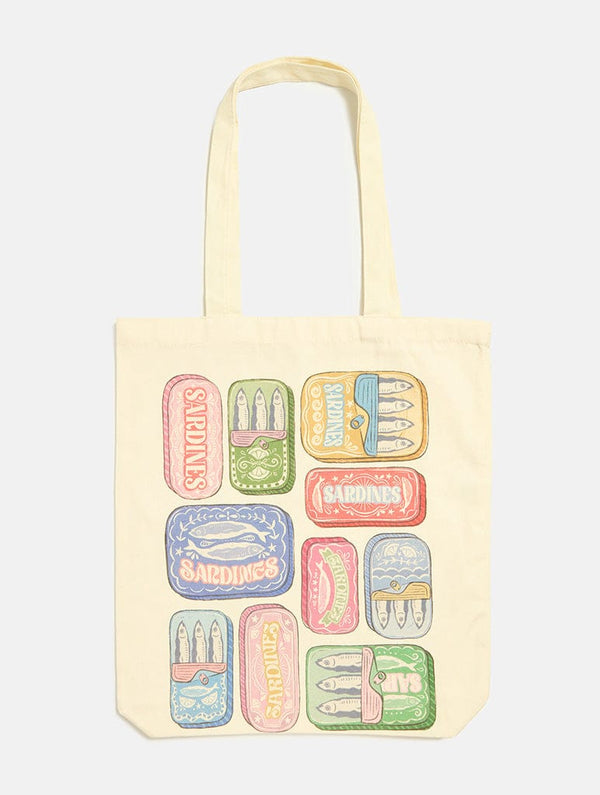Skinnydip London Sardine Tins Tote Bag