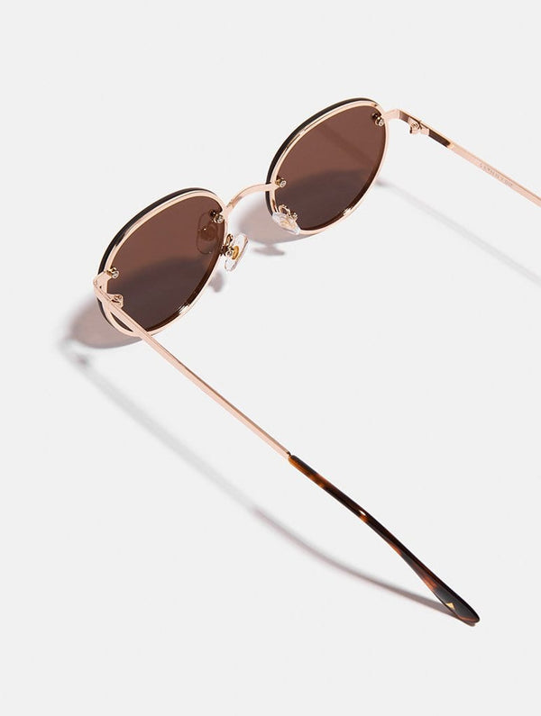 Skinnydip London Smokey Frameless Round Sunglasses