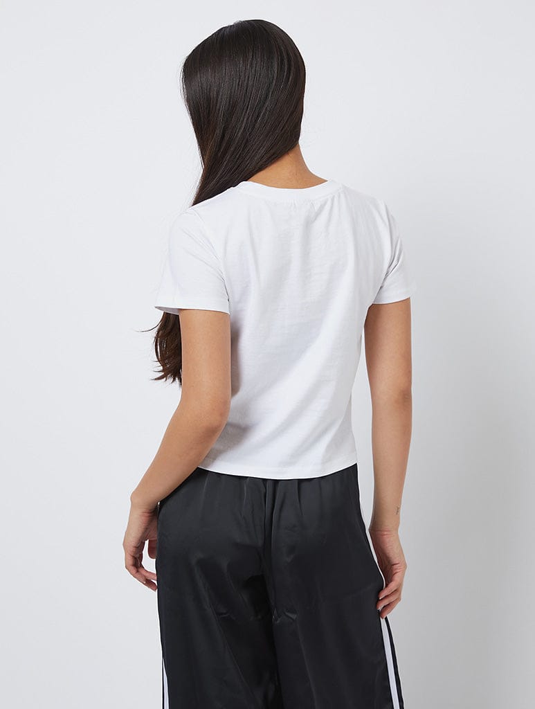 Skinnydip London Smooch Baby T-Shirt In White