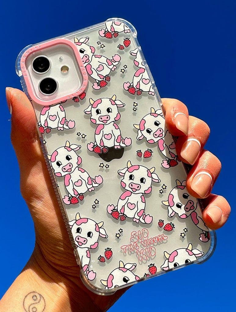 Skinnydip London Strawberry Cow Shock IPhone Case