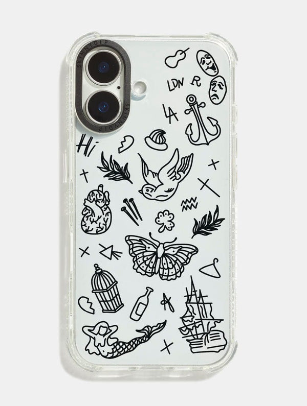 Skinnydip London Tattoos Shock iPhone Case
