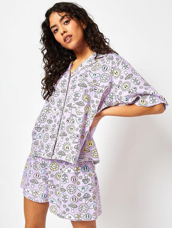 Skinnydip London Trippy Hippy Icon Woven Shirt