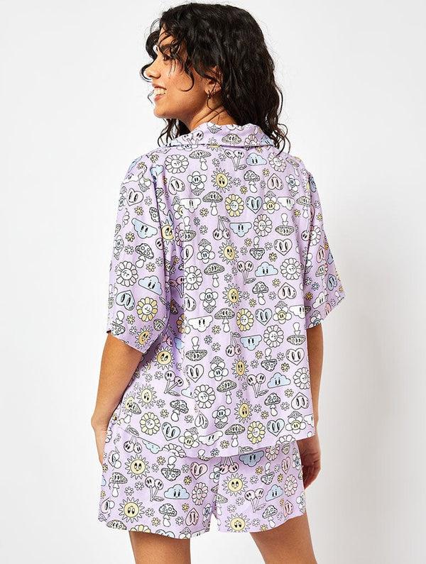 Skinnydip London Trippy Hippy Icon Woven Shirt