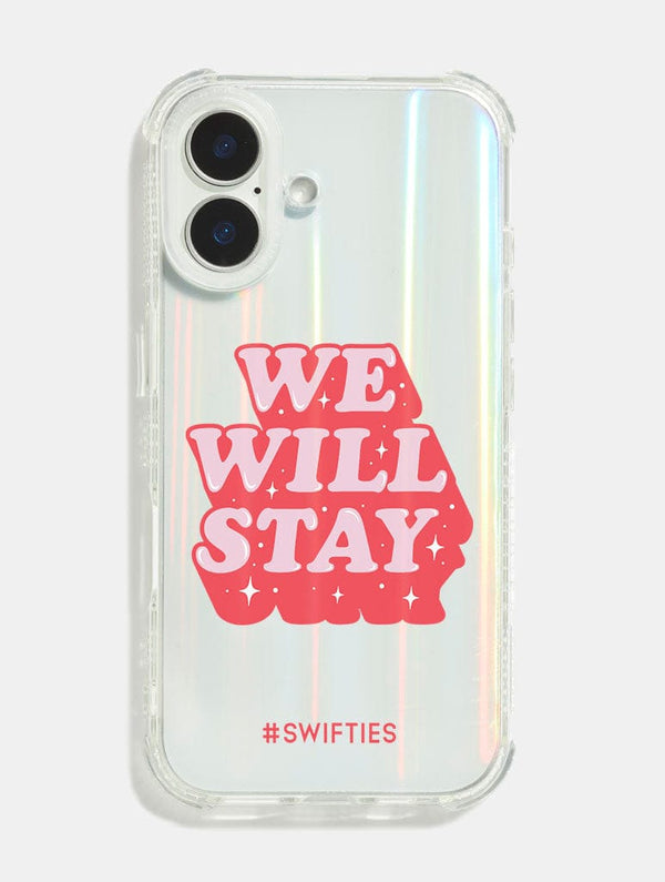 Skinnydip London We Will Stay Shock iPhone Case