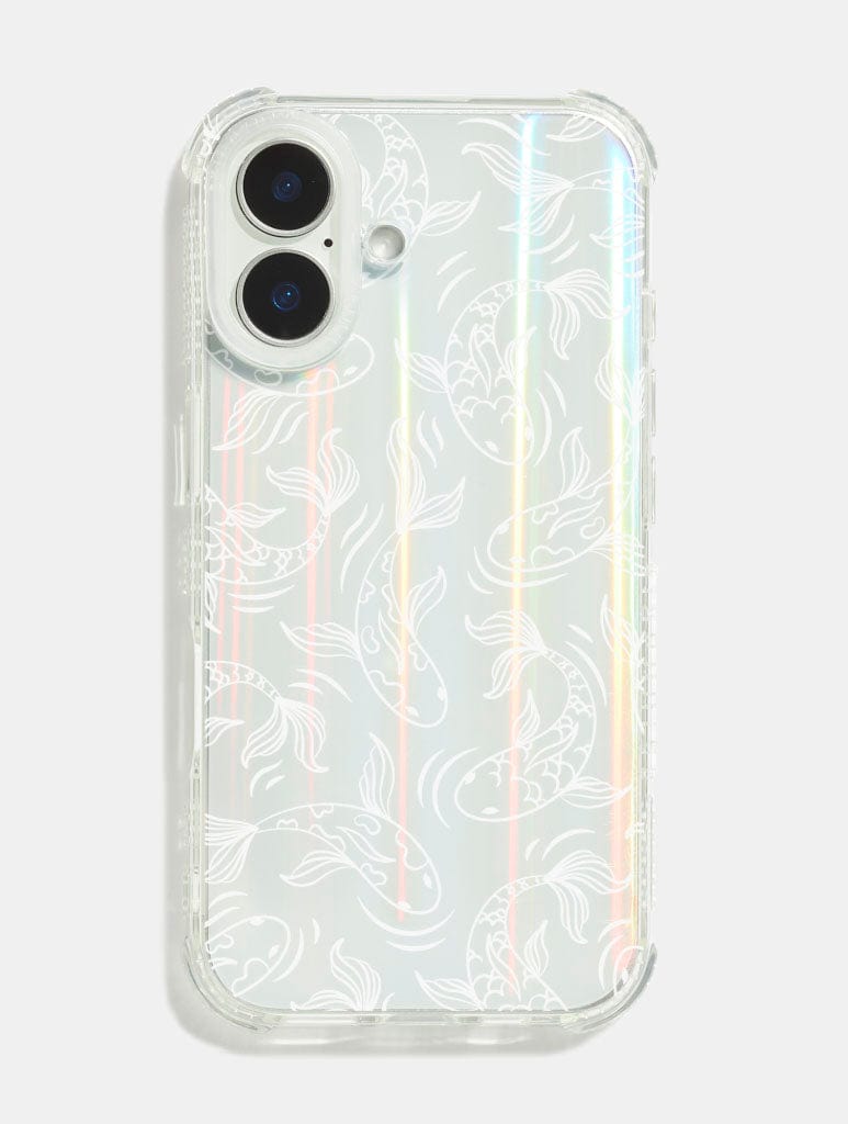 Skinnydip London White Koi Fish Shock IPhone Case
