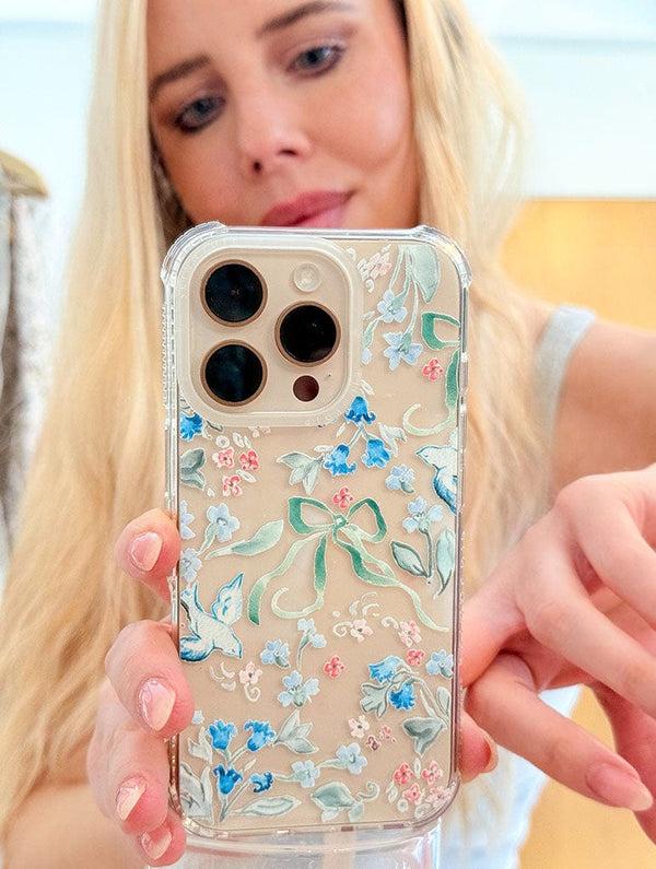 Skinnydip London Sophie Amelia Creates X Skinnydip Blue & Coral Meadow IPhone Case – Skinnydip London