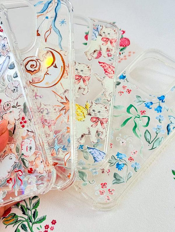 Skinnydip London Sophie Amelia Creates X Skinnydip Blue & Coral Meadow IPhone Case – Skinnydip London