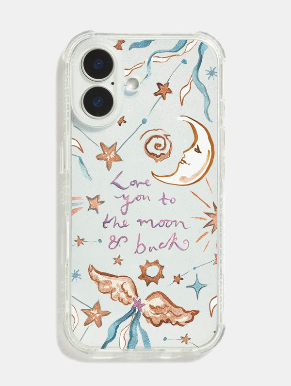 Skinnydip London Sophie Amelia Creates x Skinnydip Love You To The Moon Shock iPhone Case