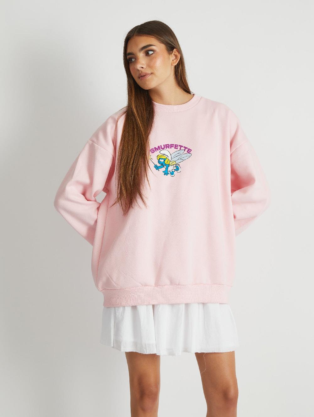 Skinnydip London SpongeBob X Skinnydip Sandy Cheeks Sweatshirt In Pink