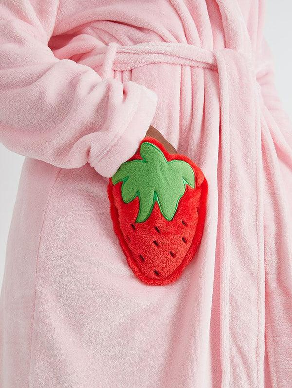 Skinnydip London Strawberry Plush Dressing Gown – Skinnydip London