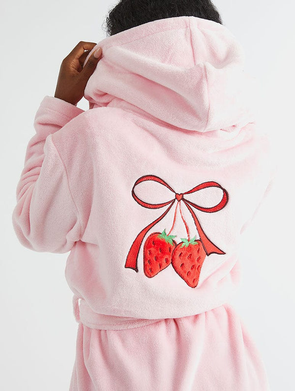 Skinnydip London Strawberry Plush Dressing Gown – Skinnydip London Skinnydip London Strawberry Plush Dressing Gown – Skinnydip London