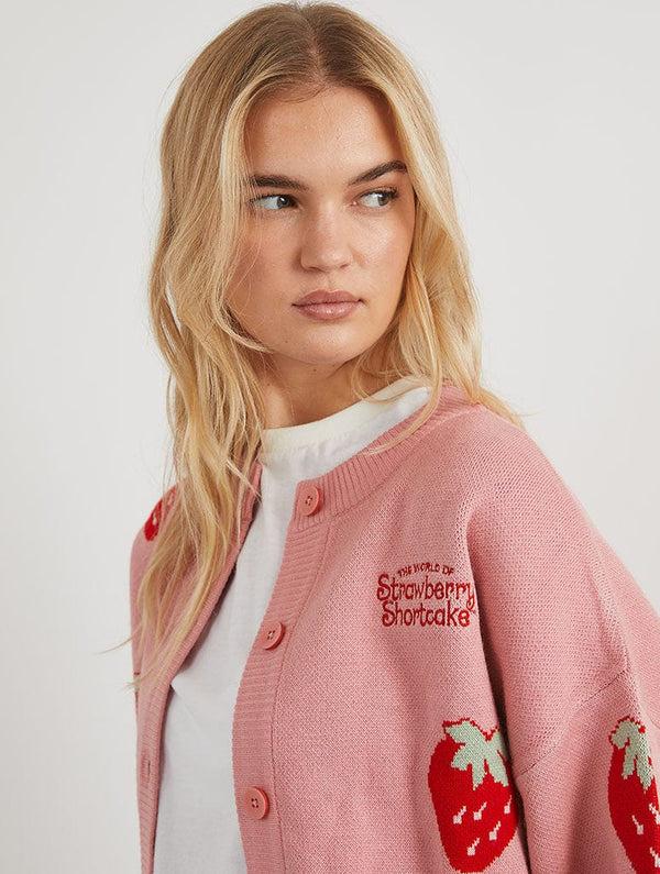 Skinnydip London Strawberry Shortcake X Skinnydip 3D Knitted Cardigan