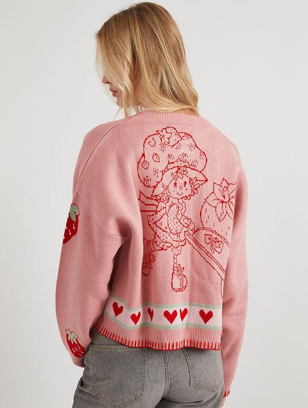 Skinnydip London Strawberry Shortcake X Skinnydip 3D Knitted Cardigan