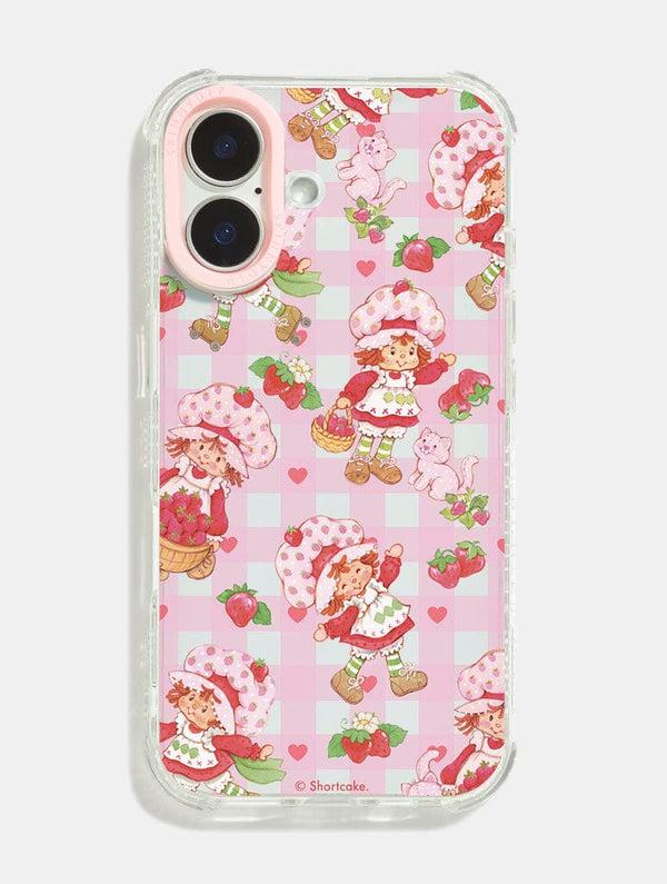 Skinnydip London Strawberry Shortcake x Skinnydip Check Shock iPhone Case