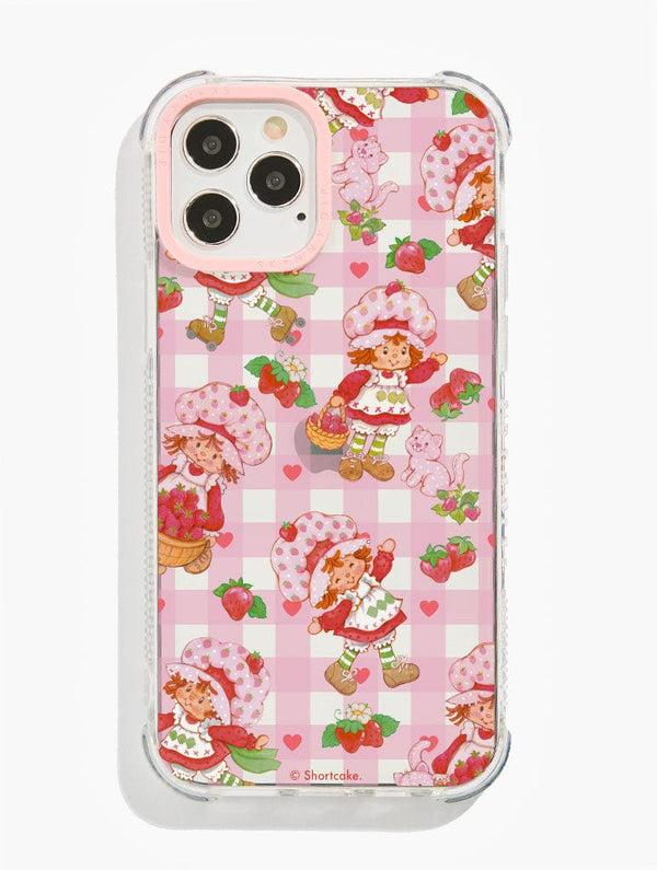 Skinnydip London Strawberry Shortcake x Skinnydip Check Shock iPhone Case