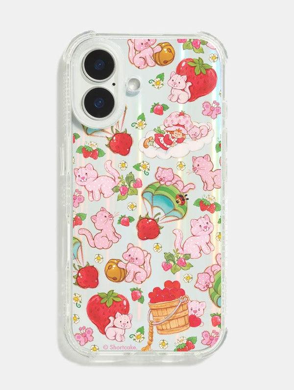 Skinnydip London Strawberry Shortcake x Skinnydip Custard Cat Shock iPhone Case