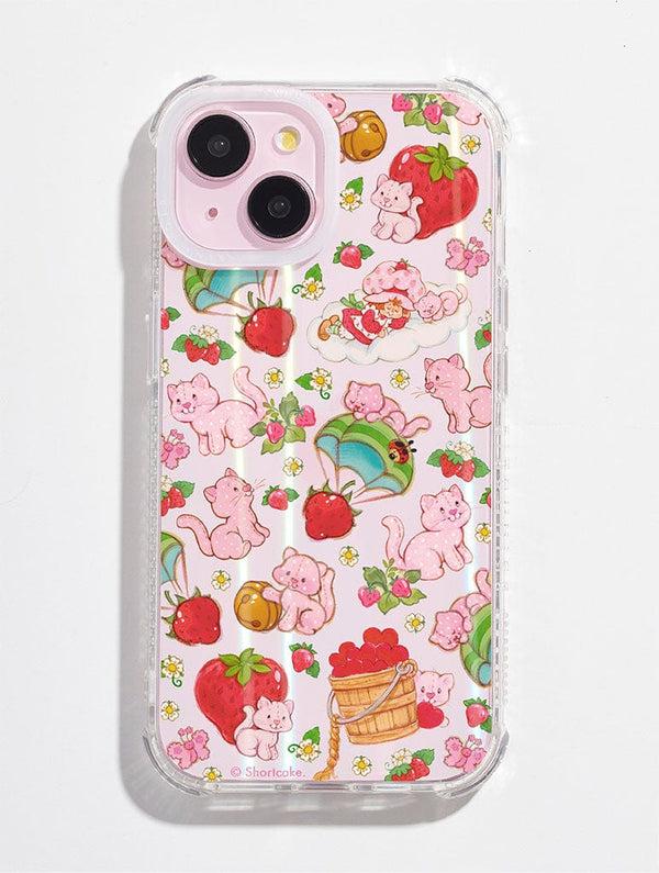 Skinnydip London Strawberry Shortcake x Skinnydip Custard Cat Shock iPhone Case