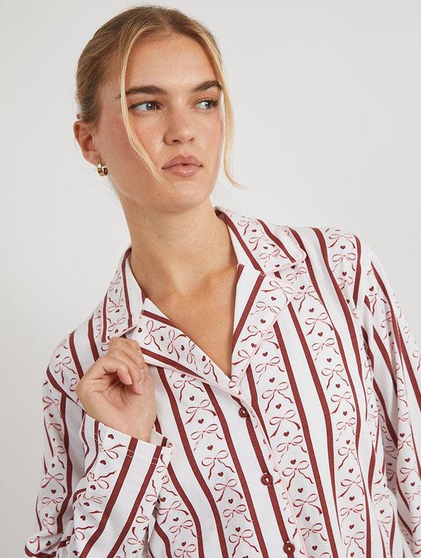 Skinnydip London Stripe Bow Pyjama Set – Skinnydip London