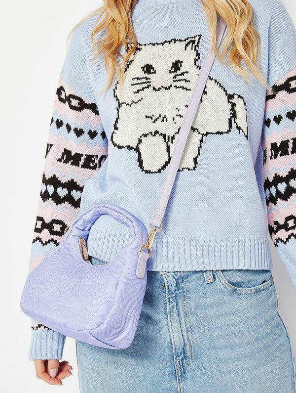 Skinnydip London Swirl Quilted Mini Nylon Cross Body Bag