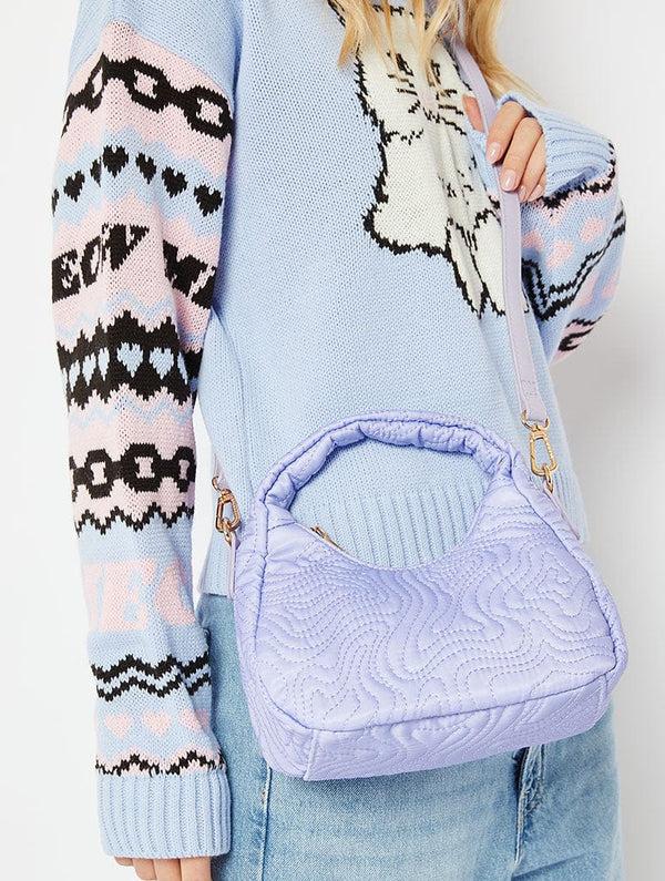 Skinnydip London Swirl Quilted Mini Nylon Cross Body Bag