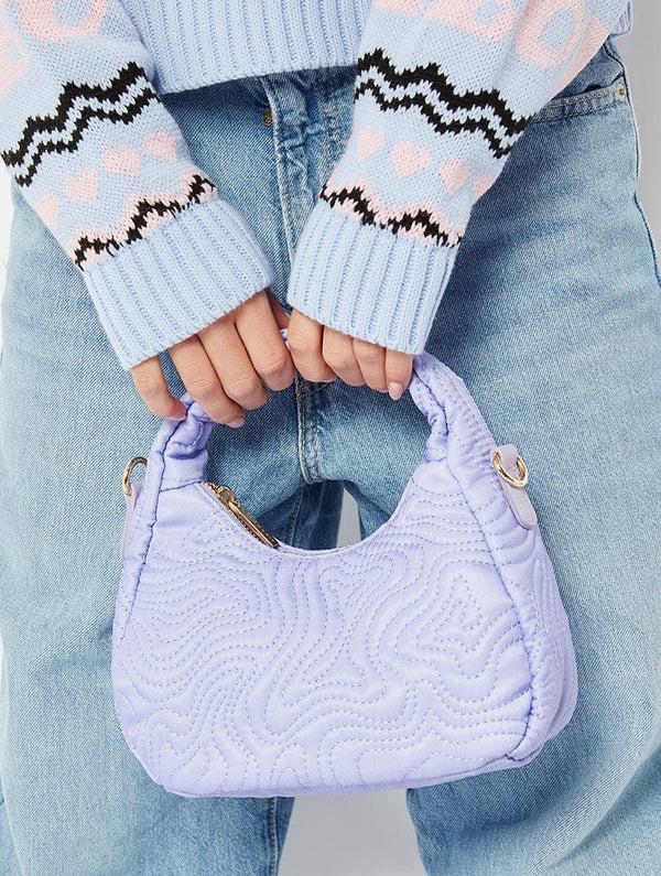 Skinnydip London Swirl Quilted Mini Nylon Cross Body Bag