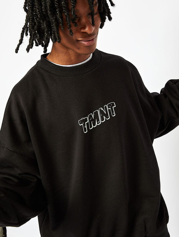 Skinnydip London Teenage Mutant Ninja Turtles Sweatshirt In Black