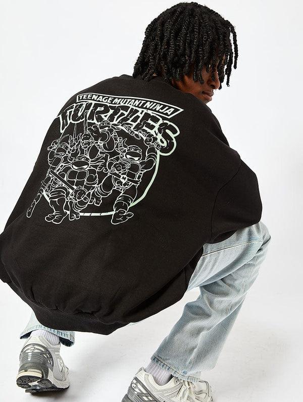 Skinnydip London Teenage Mutant Ninja Turtles Sweatshirt in Black