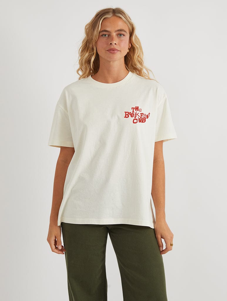 Skinnydip London The Breakfast Club X Skinnydip Detention T-Shirt In White
