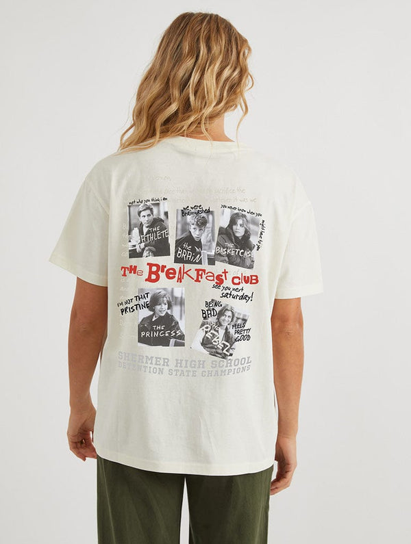 Skinnydip London The Breakfast Club x Skinnydip Detention T-Shirt In White