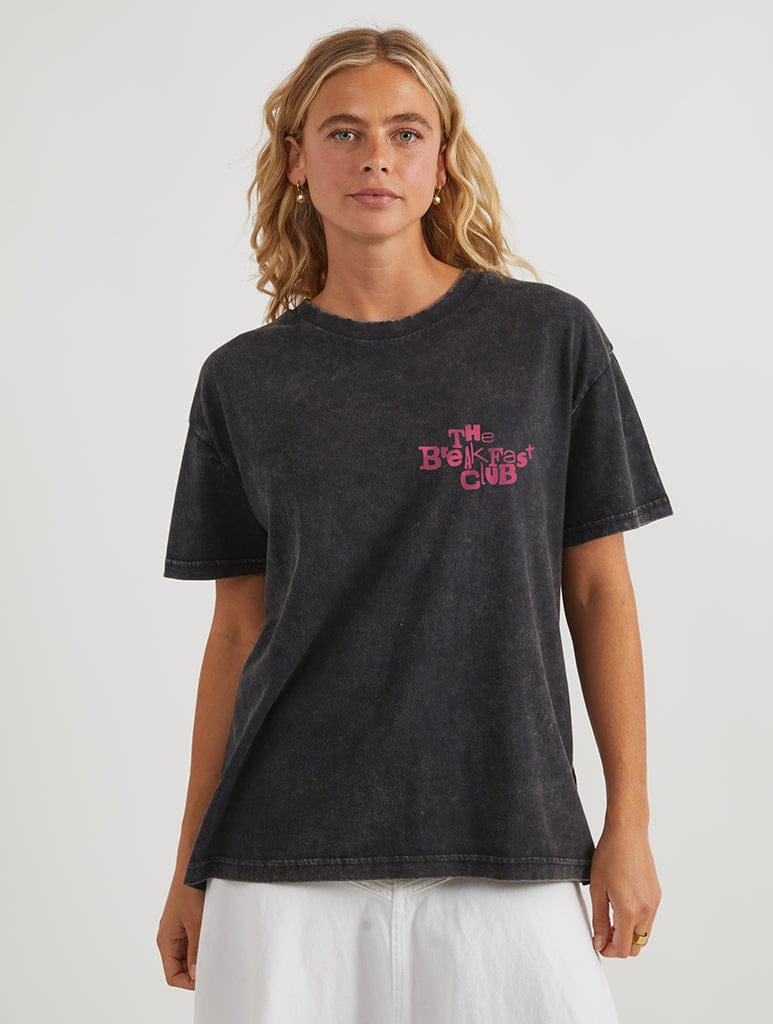 Skinnydip London The Breakfast Club X Skinnydip Poster T-Shirt In Acid Wash