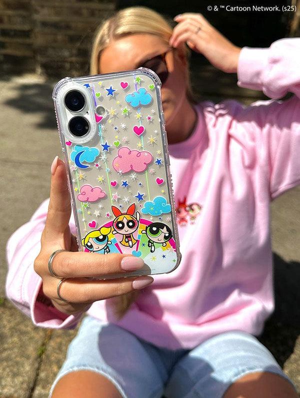 Skinnydip London The PowerPuff Girls X Skinnydip Rainbow Clouds Shock IPhone Case