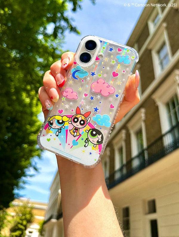 Skinnydip London The PowerPuff Girls X Skinnydip Rainbow Clouds Shock IPhone Case