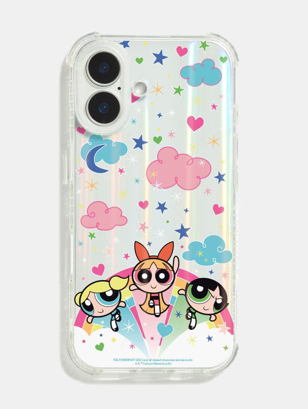 Skinnydip London The PowerPuff Girls x Skinnydip Rainbow Clouds Shock iPhone Case