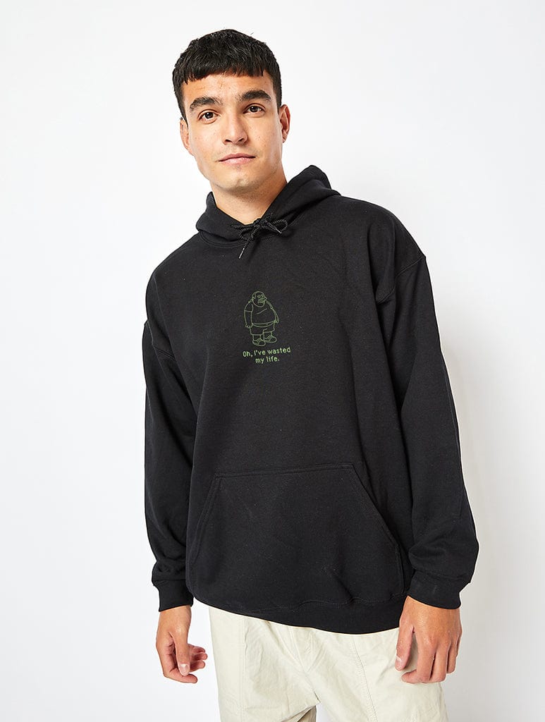 Skinnydip London The Simpsons Android Dungeon Hoodie In Black